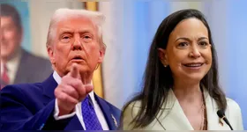 María Corina Machado queria ir à Venezuela, mas foi barrada pelo presidente norte-americano