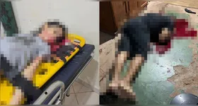 A criança e o atual companheiro da mulher morreram no local