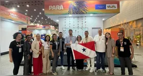 A equipe do Setur esteve presente no evento representando o Pará