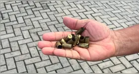 Munição calibre.40 foi encontrada no condomínio.