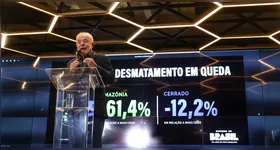 Os dados foram divulgados durante visita do presidente Lula ao Observatório Regional Amazônico.