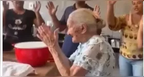 Dona Honorata Maia de Lima celebrou 120 anos cercada por familiares, amigos e moradores de Garrafão do Norte.