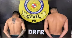 Suspeitos de participação em latrocínio são presos em operação da Polícia Civil em Belém.