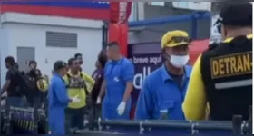 Local do acidente na BR-316, em frente a um supermercado, onde o entregador por aplicativo foi atingido por um carro e morreu após ser arremessado contra um poste