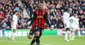 Rayan em ação pelo Bournemouth: atacante foi peça-chave na arrancada histórica do clube na Premier League.