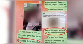 Turista argentino foi preso após compartilhar imagens de uma criança acompanhadas de mensagens de teor racista durante passeio turístico em Minas Gerais.
