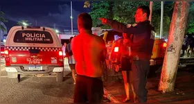Durante uma ação operacional na Avenida Transmangueirão, com a Rodovia Augusto Montenegro, em Belém.
