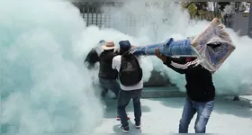 Professores mantêm protestos no centro da Cidade do México enquanto governo tenta negociar acordo a poucos dias da abertura da Copa do Mundo de 2026.