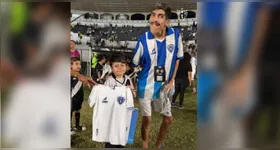 Menino Gui gravou um vídeo desejando força e pronta recuperação a Pampam, torcedor do Paysandu ferido em atropelamento em Belém.