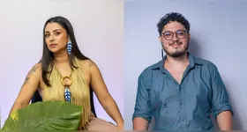 Stella do Cärmo e Rafael Du Vale sobem ao palco do Teatro Waldemar Henrique para celebrar o lançamento de “Linda Flor”.
