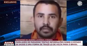 Herik Ferreira Soares, de 23 anos, natural de Castanhal, aparece em vídeo divulgado por canais ligados às forças russas após ser capturado durante a Guerra da Ucrânia
