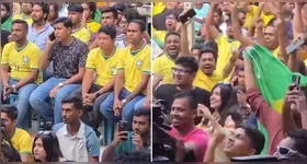Torcedores de Bangladesh lotam ruas e praças para acompanhar partidas do Brasil durante a Copa do Mundo.