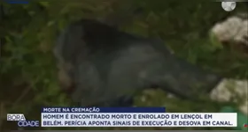 Corpo foi retirado de um canal na Sacramenta pelo Corpo de Bombeiros durante a manhã; área foi isolada para os trabalhos da perícia.