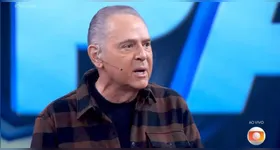 Narrador participou do programa Domingão com Huck deste domingo.