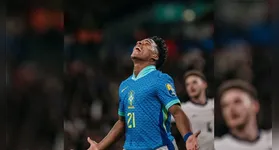 Imagem ilustrativa da notícia Endrick celebra convocação para a sua primeira Copa do Mundo