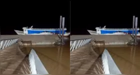 Equipes da Defesa Civil e da Guarda Municipal rapidamente isolaram a área para impedir a circulação.