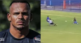 Atacante perdeu oportunidade de gol.