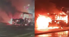 O incêndio causou a paralisação total do trânsito na avenida.