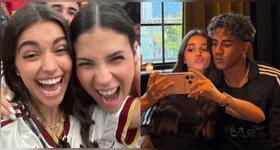 O casal chama atenção nas redes sociais por registros da rotina.