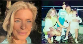 O casal ficou junto por anos e teve dois filhos: Ricardo Justus e Fabiana Justus.
