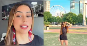 Samara Castro, de 29 anos, natural de Belém, no Pará, é digital influencer, jornalista e atriz, e ela mora há cerca de um ano na região de Long Branch, em New Jersey, próxima a Nova York.