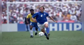 Franco Baresi atuando na final da Copa do Mundo de 1994 contra o Brasil