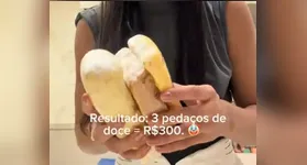 Cliente denuncia cobrança abusiva em barraca de doces na Expocrato; casos geram polêmica e fiscalização do Ministério Público.