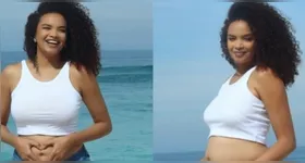 A primeira filha de Lucy Ramos nasceu em abril de 2025.