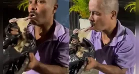 Até o momento, não há informações confirmadas sobre a identidade do homem nem sobre o local exato onde o episódio aconteceu