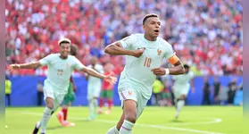 Boston (MA), 09/07/2026 - ESPORTE/COPA DO MUNDO: FRANÇA x MARROCOS - Gol do jogador Kylian Mbappé da França - Partida entre FRANÇA x MARROCOS, válida pelas Quartas de finais da Copa do Mundo FIFA 2026, realizado no Boston Stadium, em Boston, na tarde desta quinta-feira, 09(Foto: Eduardo Carmim/Photo Premium/Folhapress)