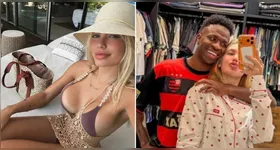 A jovem compartilhou registros de uma viagem para a Espanha após o término dos dois. Nas imagens publicadas em seu Instagram, ela aparece acomodada em uma aeronave desfrutando de uma taça de champanhe.