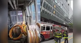 Prédio fica na Rua 42 Leste, uma das mais movimentadas de Manhattan.
