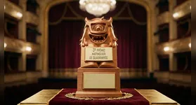 O novo troféu da 3ª edição do Prêmio Mapinguari celebra a identidade visual da produção nortista.