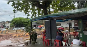 A dupla de criminosos rendeu uma família que almoçava tranquilamente na Avenida Rômulo Maiorana, em Belém.