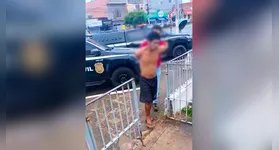 Sede da 15ª Seccional Urbana de Tucuruí, local para onde o suspeito foi conduzido após a tentativa de fuga no bairro Mangal.
