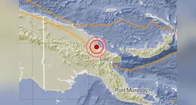 Imagem ilustrativa da notícia Terremoto de magnitude 5,7 atinge Papua-Nova Guiné