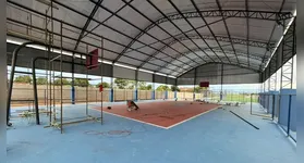 Praça de Esporte e Lazer de Santa Luzia do Pará está em fase de conclusão.