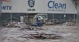 Melhorias no Ginásio Serra Freire: piso novo e revitalização para surpreender atletas.