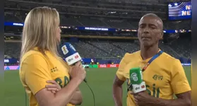 Romário e Fernanda Gentil geraram polêmica após empate do Brasil na estreia da Copa.