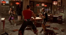 Os caminhos de quatro protagonistas se cruzam na vibrante e perigosa cidade de Vilasapara em Virtua Fighter Crossroads.