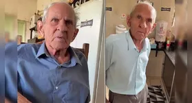 Vovô Anésio ficou conhecido nas redes sociais através dos vídeos que fazia com o neto,