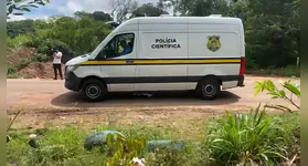 O corpo foi levado pela equipe da Polícia Científica do Pará