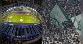 Torcida do Palmeiras esgotou os ingressos destinados ao setor visitante.