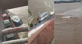 Uma lancha afundou em Santarém após tentar alcançar uma balsa. Conheça os detalhes e o risco da navegação na região.