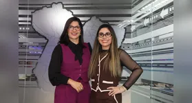 Priscila Belfort e Tábita Alexandre após gravação do DOL Delas.