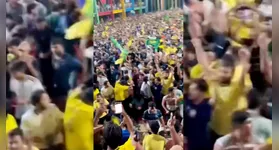 A torcida pelo Brasil em Bangladesh comemorou muito a classificação para as oitavas de final da Copa do Mundo