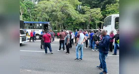 Motoristas na Avenida Almirante Barroso,