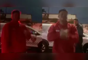 Influenciador viralizou após dançar em frente à viatura da PM durante live em Manaus.
