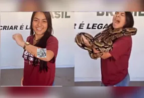Apesar do susto, jovem tranquilizou internautas nas redes sociais.