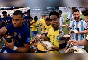 Publicação com craques como Mbappé, Endrick e Messi repercute entre seguidores, que comentam com bom humor e elogios à culinária paraense.